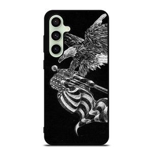 AMERICAN FLAG EAGLE SKETCH Samsung Galaxy S24 FE Case