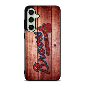 ATLANTA BRAVES BASEBALL WOOD Samsung Galaxy S24 FE Case ATLANTA BRAVES BASEBALL WOOD Samsung Galaxy S24 FE Case