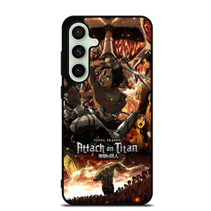 ATTACK ON TITAN ALL CHARACTER FINAL COVER Samsung Galaxy S24 FE Case ATTACK ON TITAN ALL CHARACTER FINAL COVER Samsung Galaxy S24 FE Case