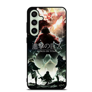 ATTACK ON TITAN ALL CHARACTER FINAL Samsung Galaxy S24 FE Case ATTACK ON TITAN ALL CHARACTER FINAL Samsung Galaxy S24 FE Case