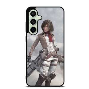 ATTACK ON TITAN MIKASA ACKERMAN SNOW Samsung Galaxy S24 FE Case