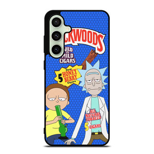 BACKWOODS RICK AND MORTY BLUE Samsung Galaxy S24 FE Case