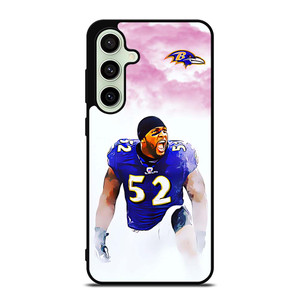 BALTIMORE RAVENS RAY LEWIS 52 Samsung Galaxy S24 FE Case