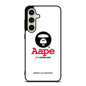 BAPE WHITE LOGO Samsung Galaxy S24 FE Case