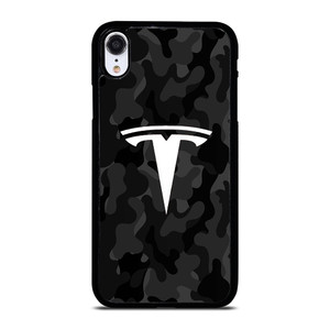 TESLA MOTORS LOGO CAMO iPhone XR Case TESLA MOTORS LOGO CAMO iPhone XR Case