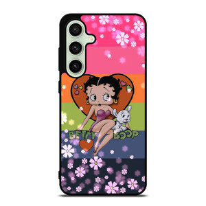 BETTY BOOP PINK FLOWER Samsung Galaxy S24 FE Case