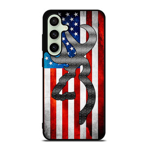 BROWNING CAMO AMERICAN FLAG Samsung Galaxy S24 FE Case