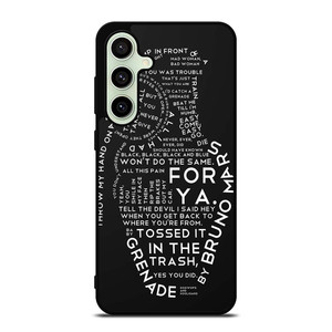 BRUNO MARS LYRICS Samsung Galaxy S24 FE Case