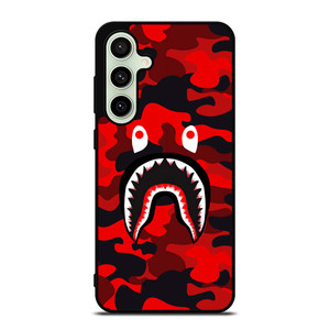CAMO BAPE RED Samsung Galaxy S24 FE Case