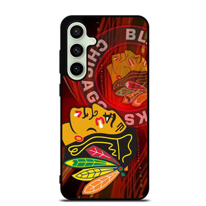 CHICAGO BLACK HAWKS HEAD Samsung Galaxy S24 FE Case CHICAGO BLACK HAWKS HEAD Samsung Galaxy S24 FE Case