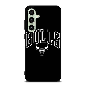 CHICAGO BULLS LOGO BLACK Samsung Galaxy S24 FE Case