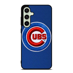 CHICAGO CUBS EMBOIRED LOGO Samsung Galaxy S24 FE Case CHICAGO CUBS EMBOIRED LOGO Samsung Galaxy S24 FE Case
