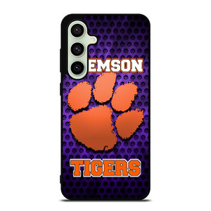 CLEAMSON TIGERS PURPLE Samsung Galaxy S24 FE Case CLEAMSON TIGERS PURPLE Samsung Galaxy S24 FE Case