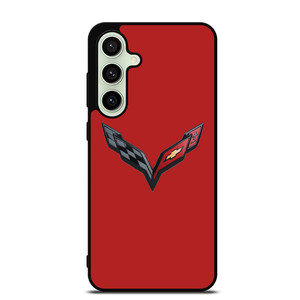 CORVETTE STINGRAY CHEVY RED Samsung Galaxy S24 FE Case