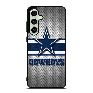 DALLAS COWBOYS NFL LOGO SILVER CARBON Samsung Galaxy S24 FE Case
