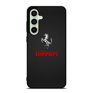 FERRARI LOGO METAL POINT Samsung Galaxy S24 FE Case