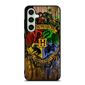 HOGWARTS HARRY POTTER LOGO WOOD Samsung Galaxy S24 FE Case