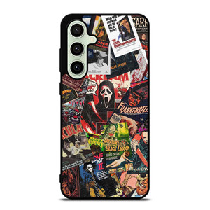HORROR MOVIE POSTER COLLAGE Samsung Galaxy S24 FE Case