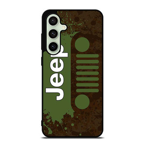 JEEP WRANGLER LOGO GREEN Samsung Galaxy S24 FE Case JEEP WRANGLER LOGO GREEN Samsung Galaxy S24 FE Case