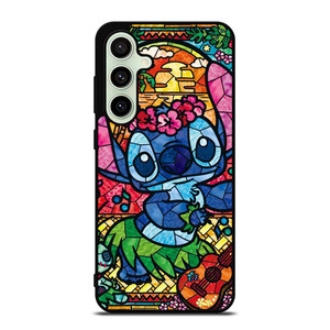 LILO & STITCH STAINED GLASS Samsung Galaxy S24 FE Case
