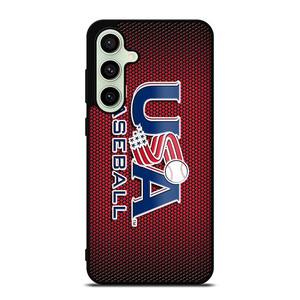 MAJOR BASEBALL LEAGUE LOGO RED Samsung Galaxy S24 FE Case