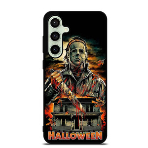 MICHAEL MYERS FACE HALLOWEEN HORROR CARTOON Samsung Galaxy S24 FE Case