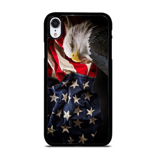 USA PATRIOTIC EAGLE FLAG 2 iPhone XR Case