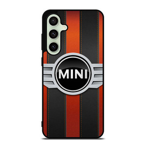 MINI COPER LOGO BLACK RED STRIPES Samsung Galaxy S24 FE Case MINI COPER LOGO BLACK RED STRIPES Samsung Galaxy S24 FE Case