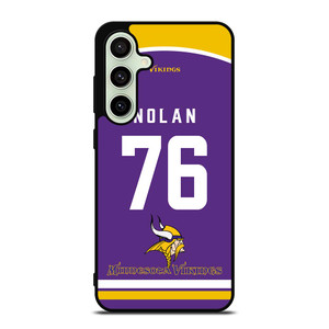 MINNESOTA VIKINGS NOLAN Samsung Galaxy S24 FE Case MINNESOTA VIKINGS NOLAN Samsung Galaxy S24 FE Case