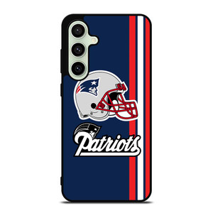 NEW ENGLAND PATRIOTS STRIPS HELMET Samsung Galaxy S24 FE Case