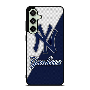 NEW YORK YANKEES WHITE BLUE Samsung Galaxy S24 FE Case NEW YORK YANKEES WHITE BLUE Samsung Galaxy S24 FE Case