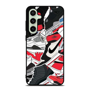 NIKE AIR JORDAN SHOES ART Samsung Galaxy S24 FE Case