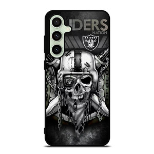 OAKLAND RAIDERS SKULL Samsung Galaxy S24 FE Case