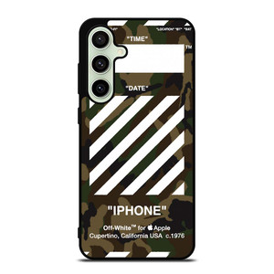 OFF WHITE CAMO BACKGROUND Samsung Galaxy S24 FE Case OFF WHITE CAMO BACKGROUND Samsung Galaxy S24 FE Case
