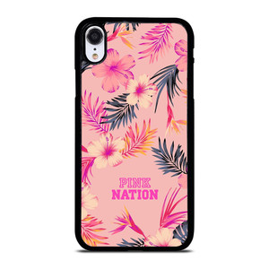 VICTORIA SECRET PINK NATION FLORAL BG iPhone XR Case VICTORIA SECRET PINK NATION FLORAL BG iPhone XR Case