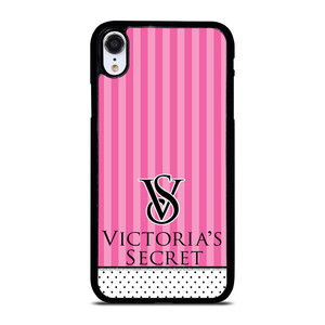 VICTORIA'S SECRET LOGO POLKADOT STRIPE iPhone XR Case