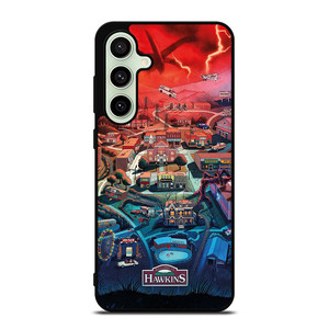 STRANGER THINGS WELCOME TO HAWKINS CARTOON Samsung Galaxy S24 FE Case STRANGER THINGS WELCOME TO HAWKINS CARTOON Samsung Galaxy S24 FE Case