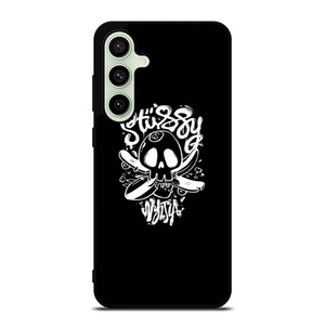 STUSSY SKULL LOGO ARTWORK Samsung Galaxy S24 FE Case STUSSY SKULL LOGO ARTWORK Samsung Galaxy S24 FE Case
