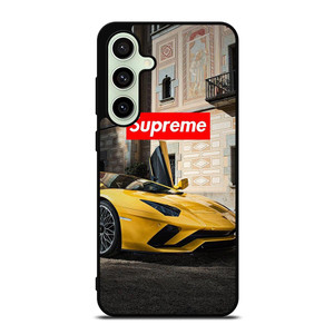 SUPREME YELLOW LAMBORGINI Samsung Galaxy S24 FE Case