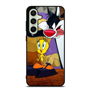 SYLVESTER AND TWEETY Samsung Galaxy S24 FE Case SYLVESTER AND TWEETY Samsung Galaxy S24 FE Case