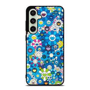 TAKASHI MURAKAMI BLUE FLOWERS Samsung Galaxy S24 FE Case