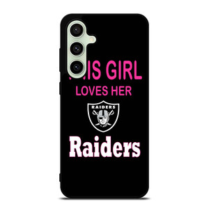THIS GIRL LOVES THE RAIDERS Samsung Galaxy S24 FE Case THIS GIRL LOVES THE RAIDERS Samsung Galaxy S24 FE Case