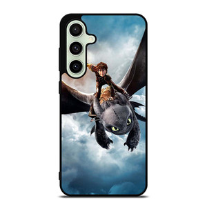 TOOTHLESS AND HICCUP TRAIN YOUR DRAGON Samsung Galaxy S24 FE Case TOOTHLESS AND HICCUP TRAIN YOUR DRAGON Samsung Galaxy S24 FE Case