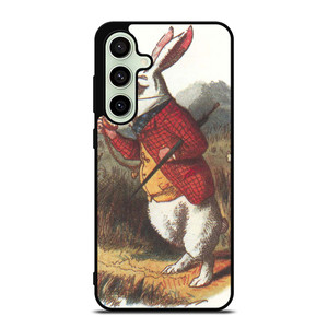 WHITE RABBIT ALICE IN WONDERLAND Disney Samsung Galaxy S24 FE Case WHITE RABBIT ALICE IN WONDERLAND Disney Samsung Galaxy S24 FE Case