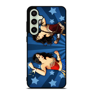 WONDER WOMAN LYNDA CARTER & GAL GADOT Samsung Galaxy S24 FE Case