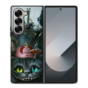 ALICE IN WONDERLAND CAT Samsung Galaxy Z Fold 6 Case Cover
