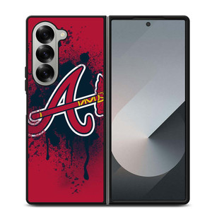 ATLANTA BRAVES MLB LOGO INITIAL Samsung Galaxy Z Fold 6 Case Cover