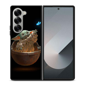 BABY YODA BUTTERFLY STAR WARS Samsung Galaxy Z Fold 6 Case Cover