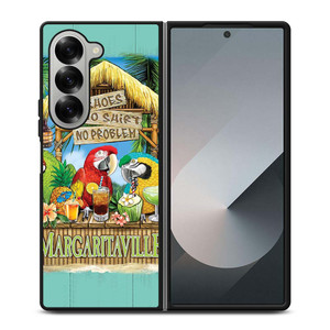 BEACH JIMMY BUFFETS MARGARITAVILLE 3 Samsung Galaxy Z Fold 6 Case Cover