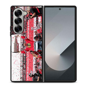 BLACKHAWKS HOCKEY CHICAGO CEREMONY Samsung Galaxy Z Fold 6 Case Cover